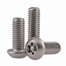 M14*40mm A2 Stainless Steel Torx 6-Lobe Socket Button Head Security Screw With Pin